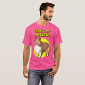 Ik hou van mijn Sheltie Sable White Shetland Sheep T-shirt (Voorkant volledig)