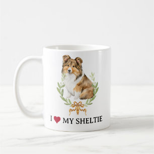 Ik hou van mijn Sheltie   Shetland Sheepdog Koffiemok