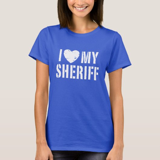 Ik hou van mijn sheriff t-shirt (Voorkant)