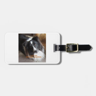 Ik hou van mijn Shetland Sheepdog Bagagelabel