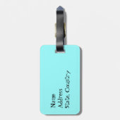 Ik hou van mijn Shiba Inu Bagagelabel (Achterkant verticaal)