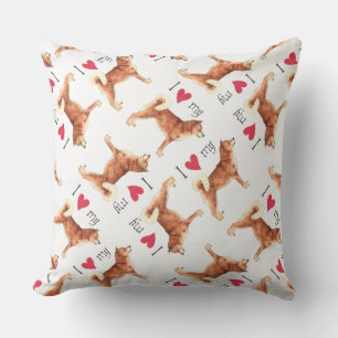 Ik hou van mijn Shiba Inu Buitenkussen