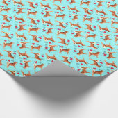 Ik hou van mijn Shiba Inu Cadeaupapier (Hoek)