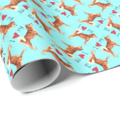 Ik hou van mijn Shiba Inu Cadeaupapier (Rol Hoek)