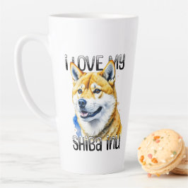 Ik hou van mijn Shiba Inu | Eigenaar hond Latte Mok