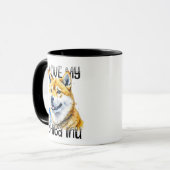 Ik hou van mijn Shiba Inu | Eigenaar hond Mok (Voorkant links)