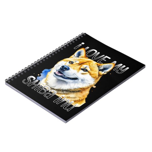 Ik hou van mijn Shiba Inu | Eigenaar hond Notitieboek (Linkerzijde)