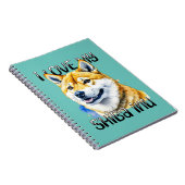 Ik hou van mijn Shiba Inu | Eigenaar hond Notitieboek (Rechterzijde)