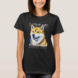 Ik hou van mijn Shiba Inu | Eigenaar hond T-shirt