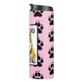 Ik hou van mijn Shiba Inu | Eigenaar hond Thermosbeker (Geroteerd rechts)