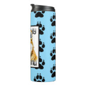 Ik hou van mijn Shiba Inu | Eigenaar hond Thermosbeker (Geroteerd rechts)
