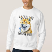 Ik hou van mijn Shiba Inu | Eigenaar hond Trui (Voorkant)