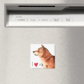 Ik hou van mijn Shiba Inu Magneet (Insitu (Vaatwasser))