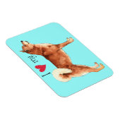 Ik hou van mijn Shiba Inu Magneet (Rechterzijde)
