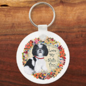 Ik hou van mijn Shih Tzu Sleutelhanger (Voorkant)