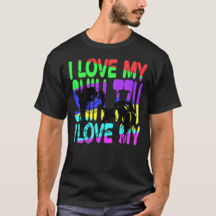 Ik hou van mijn Shihtzu hond T-shirt