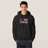 Ik hou van mijn Shirt van honingbijen, grappig die (Voorkant volledig)
