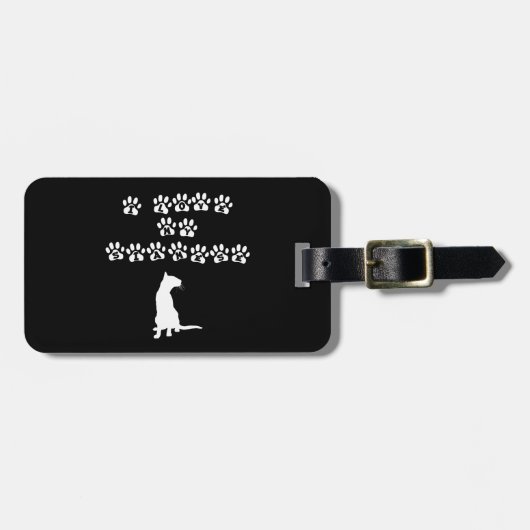 Ik hou van mijn Siamese—Witte tekst Bagagelabel (Voorkant horizontaal)