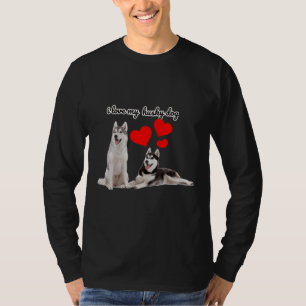 Ik hou van mijn Siberian Husky T-shirt