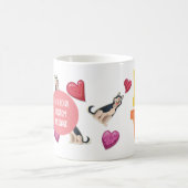 Ik hou van mijn Siberische husky Dog Pet Ggloed He Koffiemok (Center)