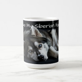 Ik hou van mijn Siberische Husky Koffiemok