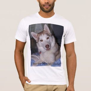 Ik hou van mijn Siberische Husky! T-shirt