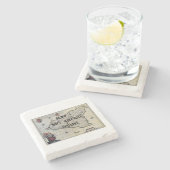 Ik hou van mijn Siciliaanse voorouders | Aangepast Stenen Onderzetter (Zijkant)