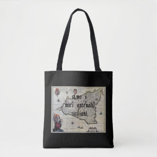 Ik hou van mijn Siciliaanse voorouders Aangepast Tote Bag