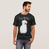 Ik hou van mijn Silkies Silkie Chicken T-shirt (Voorkant volledig)