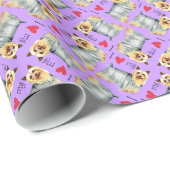 Ik hou van mijn Silky Terrier Cadeaupapier (Rol Hoek)