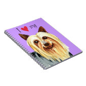 Ik hou van mijn Silky Terrier Notitieboek (Rechterzijde)
