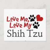 Ik hou van mijn sjiitische Tzu Briefkaart (Voorkant)