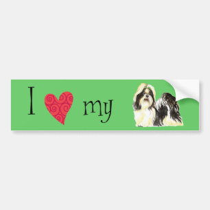 Ik hou van mijn sjiitische Tzu Bumpersticker