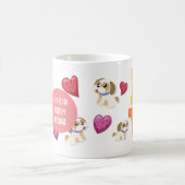 Ik hou van mijn sjiitische tzu-hond-tandvlees koffiemok (Center)