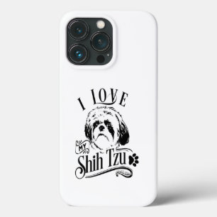 Ik hou van mijn sjiitische Tzu ik hou van paardepo Case-Mate iPhone Case