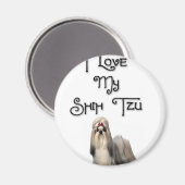 Ik hou van mijn sjiitische Tzu Magneet (Voorkant / Achterkant)