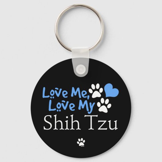 Ik hou van mijn sjiitische Tzu Sleutelhanger (Voorkant)