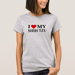 Ik hou van mijn sjiitische Tzu T-shirt
