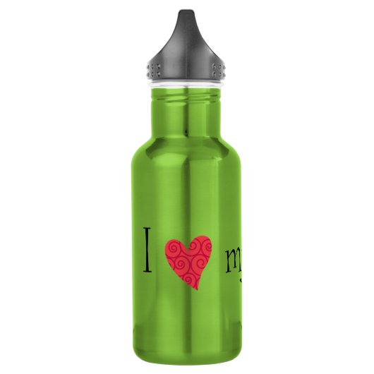 Ik hou van mijn sjiitische Tzu Waterfles (Links)