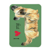 Ik hou van mijn Skye Terrier Magneet (Verticaal)