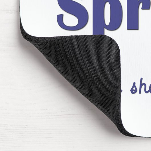 Ik hou van mijn slelpenwijk (Vrouw Dog) Muismat (Hoek)