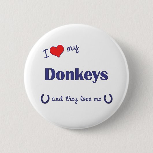 Ik hou van mijn sleutels (meerdere sleutels) ronde button 5,7 cm (Voorkant)
