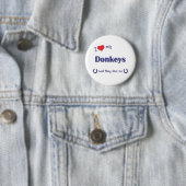 Ik hou van mijn sleutels (meerdere sleutels) ronde button 5,7 cm (In situ)