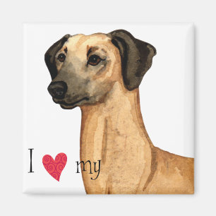 Ik hou van mijn Sloughi Magneet