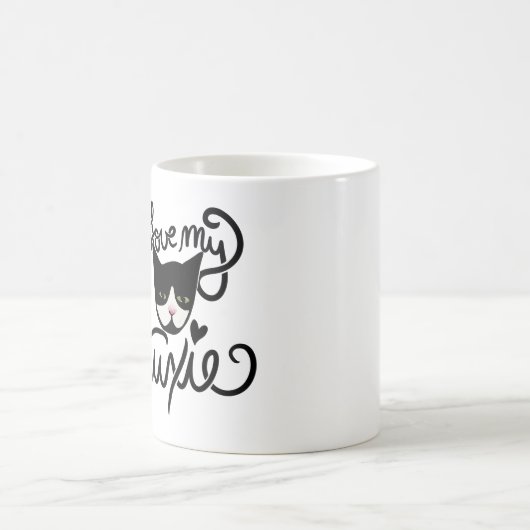 Ik hou van mijn smoking koffiemok (Center)