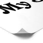 Ik hou van mijn smokkels poster (Hoek)