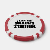 Ik Hou van Mijn Snacks Taai Grappige Beef Jerky Sp Poker Chips (Enkel)