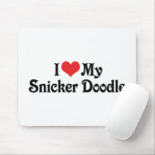 Ik hou van mijn Snicker Doodle Muismat (Met muis)