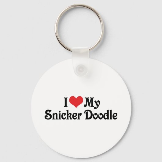 Ik hou van mijn Snicker Doodle Sleutelhanger (Voorkant)