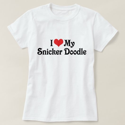Ik hou van mijn Snicker Doodle T-shirt (Design voorkant)